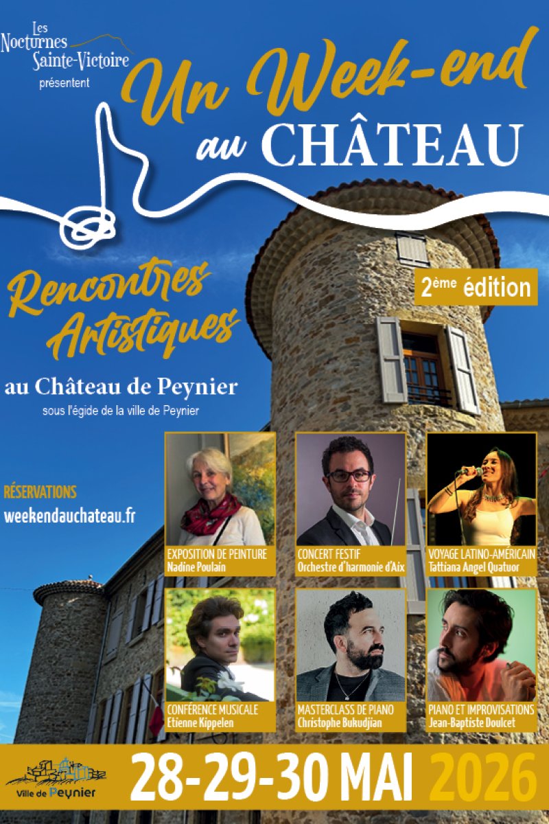 Affiche du Festival des Nocturnes Sainte-Victoire
