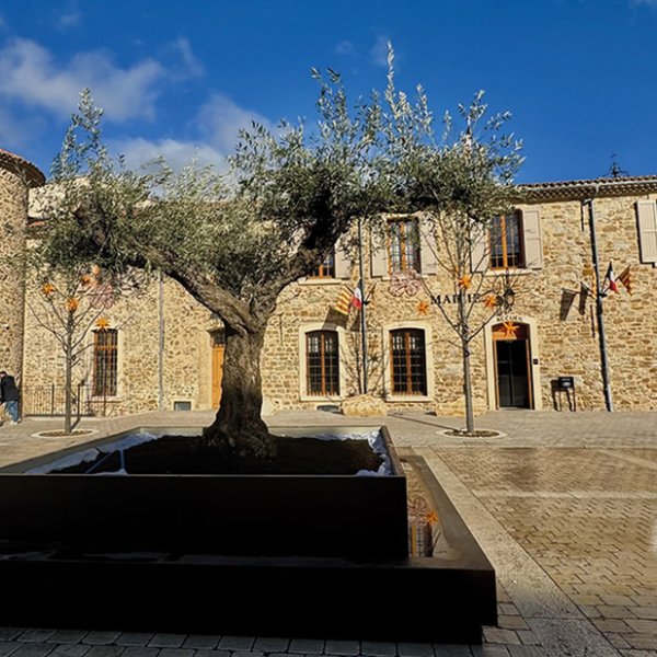 Inauguration de la Place du Château et Conférence de presse